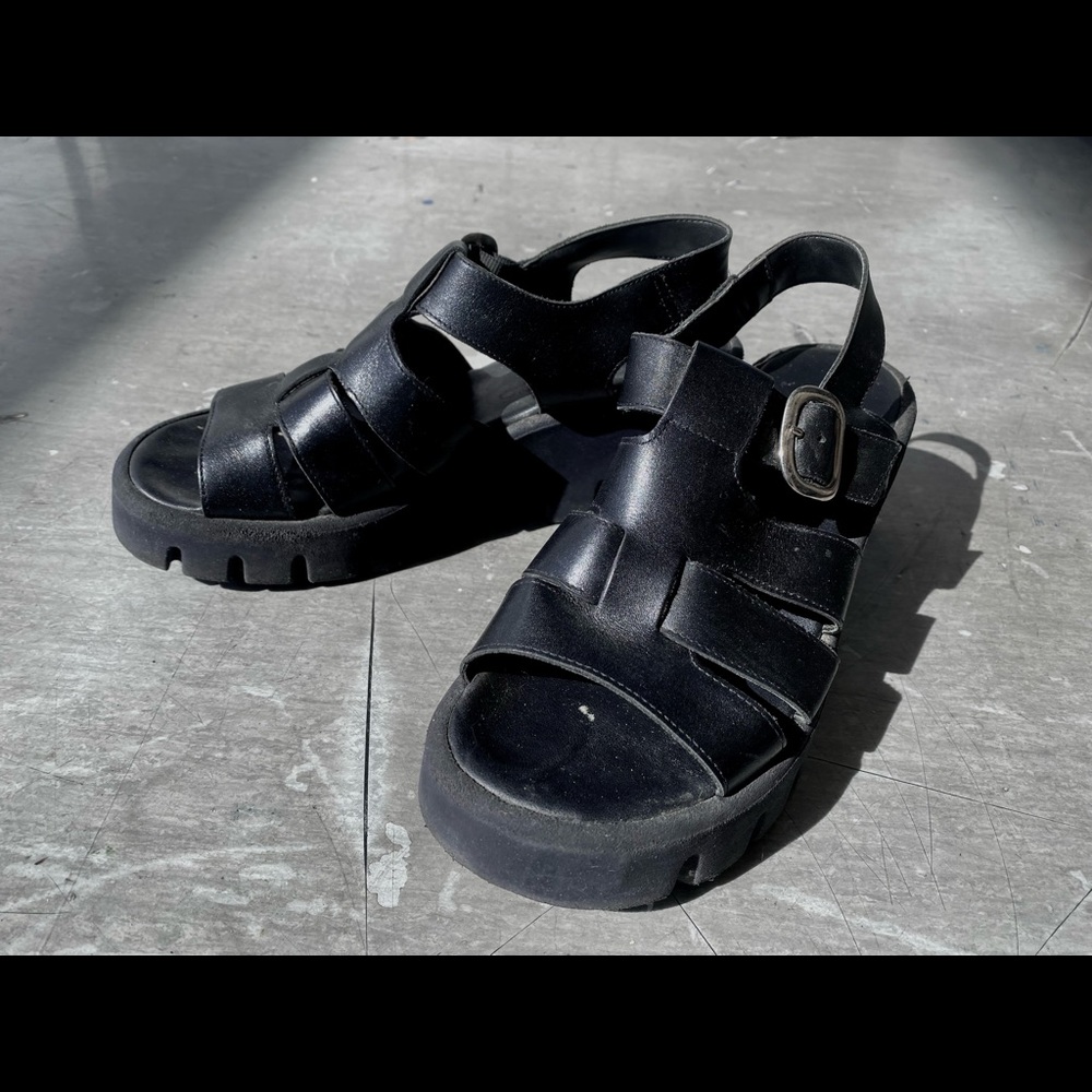 Black sandals